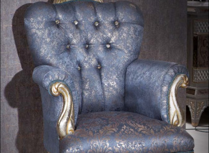 A fabulous classic sky colored armchair for your living room